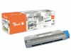 Peach Toner Cartridge black, compatible with  OKI 46507616