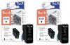 Peach Twin Pack Ink Cartridge black, compatible with  Epson T036BK*2, C13T03614010