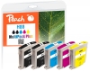 Peach Spar Pack Plus Tintenpatronen kompatibel zu  HP No. 88, C9385AE*2, C9386AE, C9387AE, C9388AE