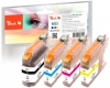Peach Multi Pack con chip, compatibile con  Brother LC-223VALBP