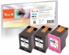 Peach Spar Pack Plus Druckköpfe kompatibel zu  HP No. 62XL, C2P05AE*2, C2P07AE