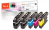 Peach Multi Pack Più con chip, compatibili con  Brother LC-221VALBP