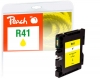 Peach Tintenpatrone gelb kompatibel zu  Ricoh GC41Y, 405764