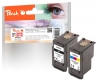 Peach Spar Pack Tintenpatronen kompatibel zu  Canon PG-560XLBK, CL-561XLC, 3712C006