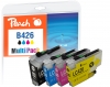 Peach Multi Pack, compatible with  Brother LC-426, LC-426VALP