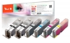 316838 - Peach Combi Pack Plus with chip, XL-Yield compatible with PGI-550XL*2, CLI-551XL  Canon