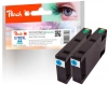 318847 - Peach Twin Pack Cartuccia d'inchiostro ciano, compatibile con T7022 c*2, C13T70224010*2 Epson