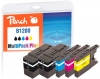 319260 - Peach Multi Pack Più, riempimento XL, compatibili con LC-1280XLVALBP Brother