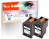 320051 - Peach Doppelpack Druckköpfe schwarz kompatibel zu No. 304 BK*2, N9K06AE*2 HP